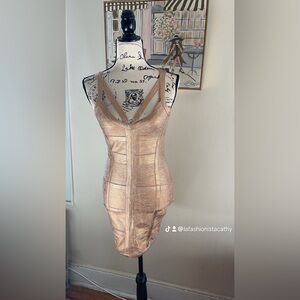 Gorgeous metallic dress